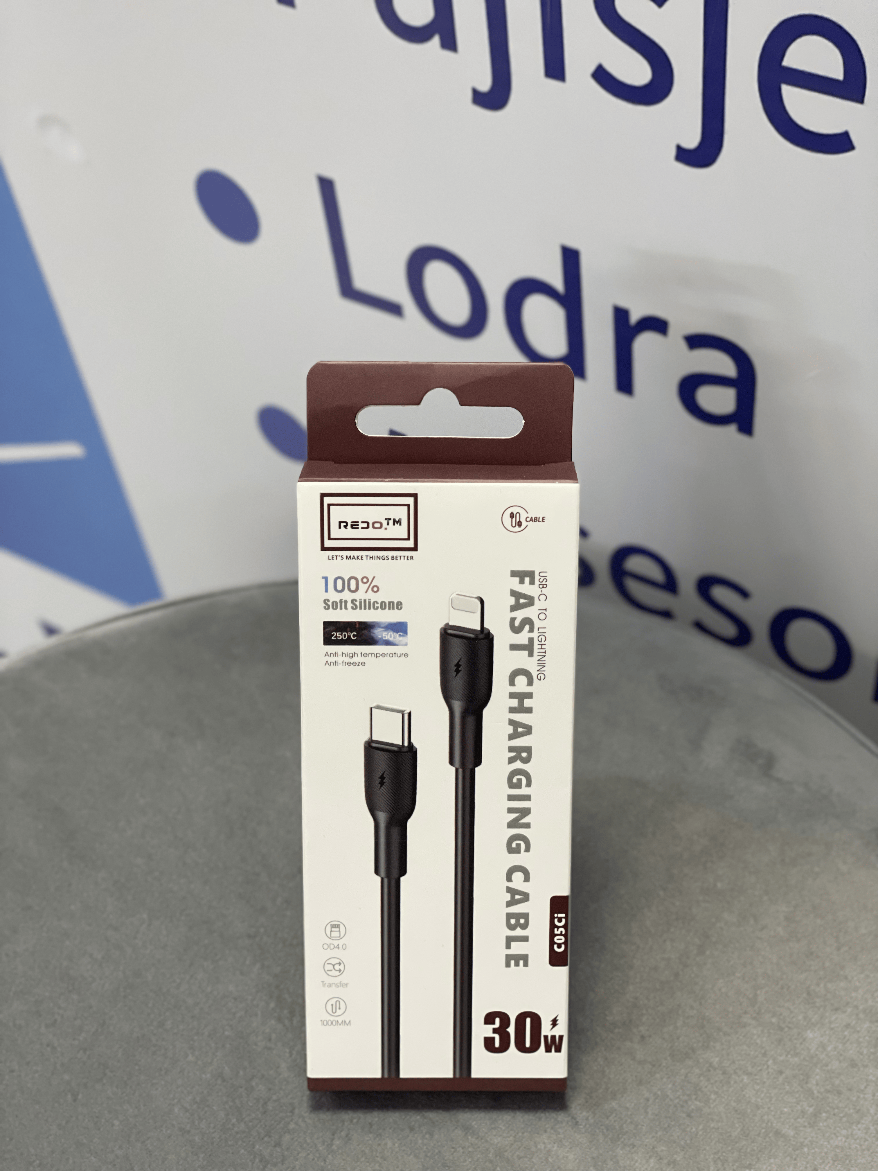 Kabell karikues USB-C to Lightning 