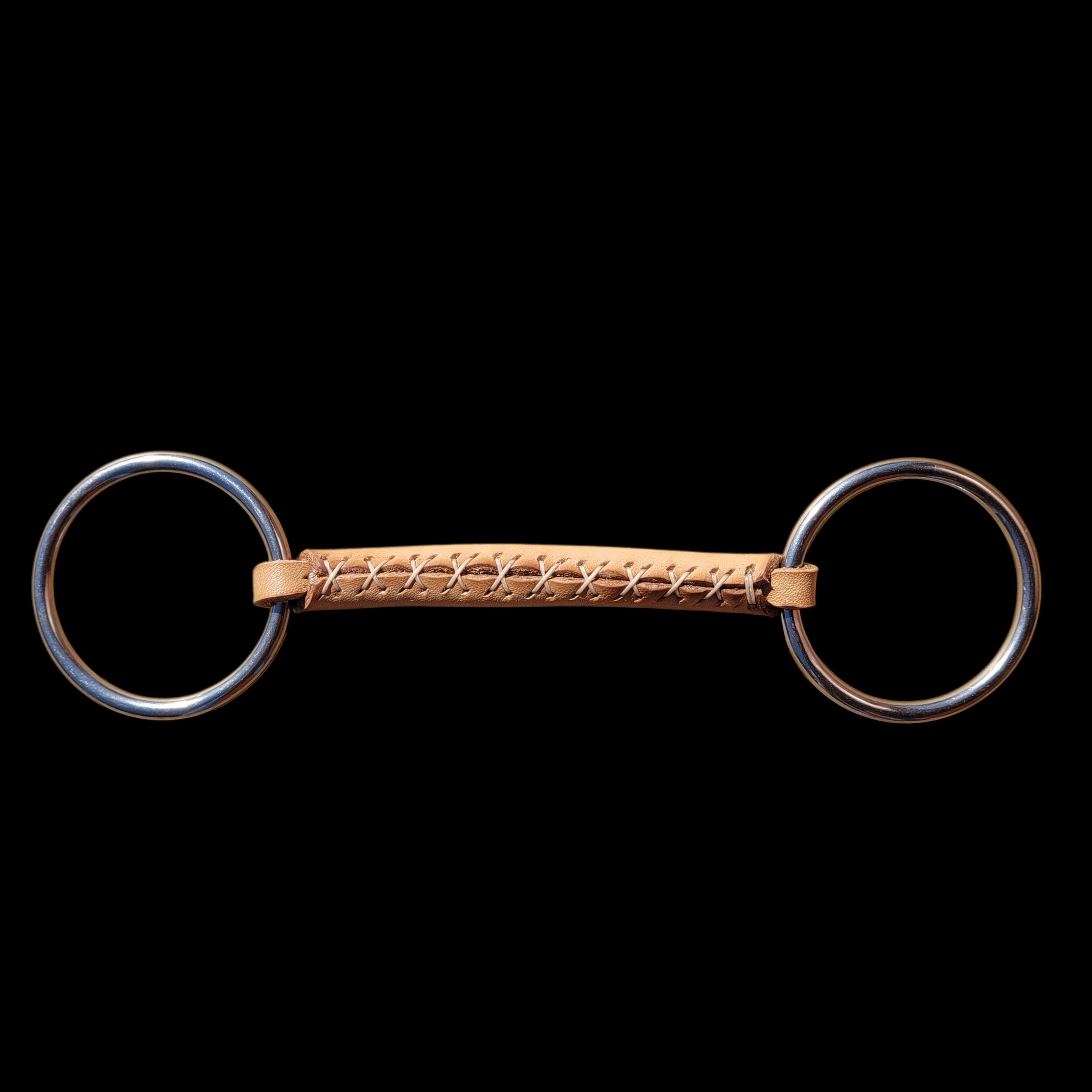 Mors en cuir tressé