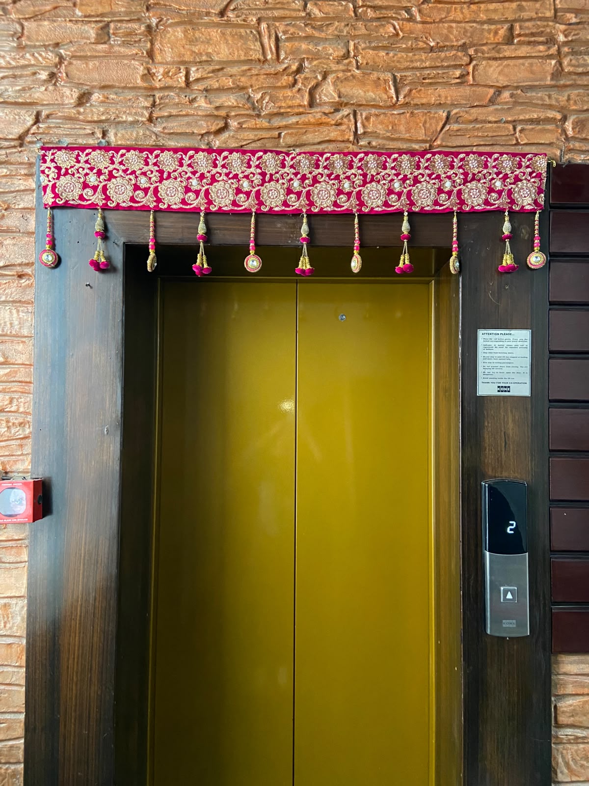 Embroidered Toran Door Hanging