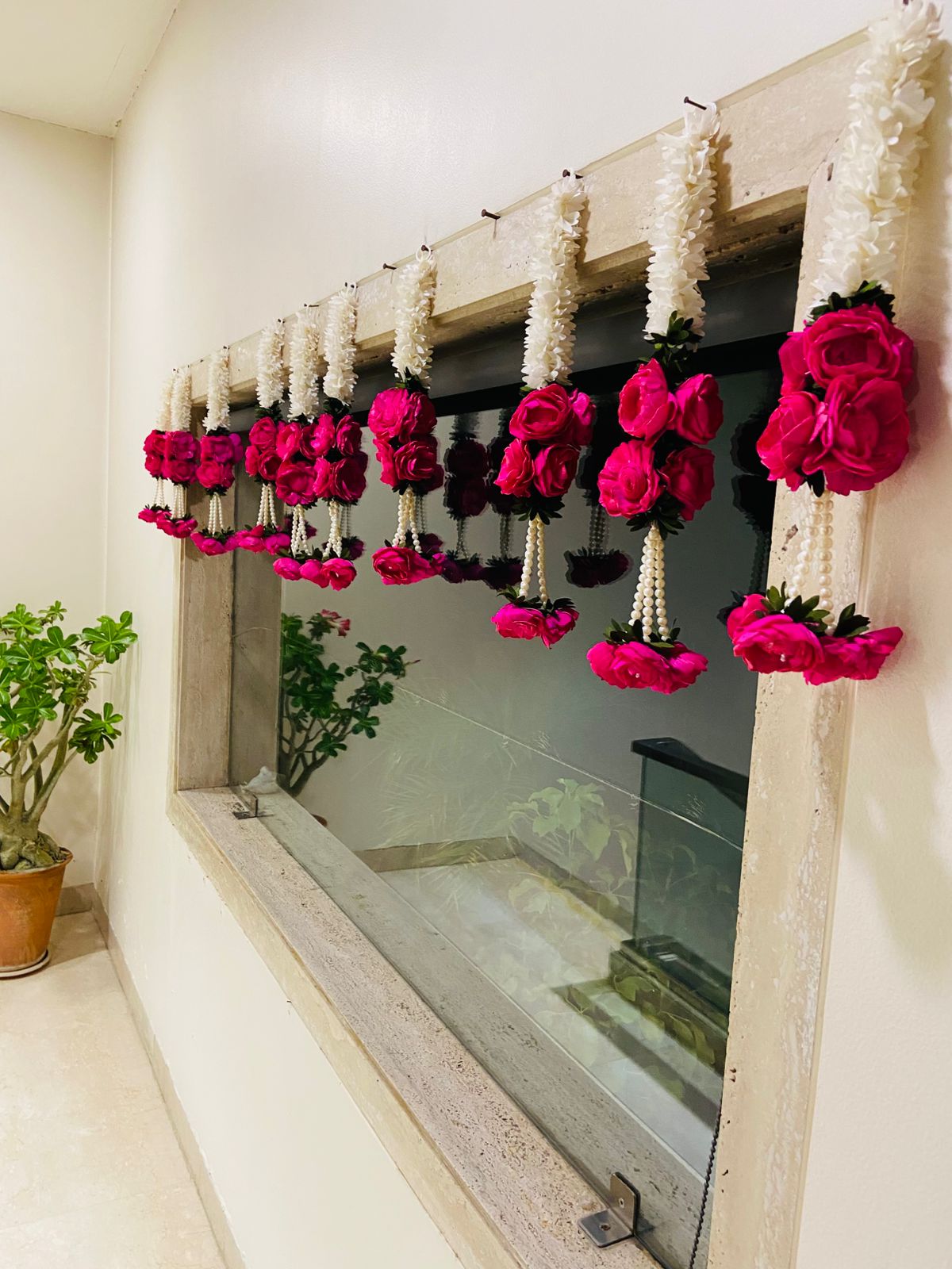 9 FLOWER HANGING (pack of 5)