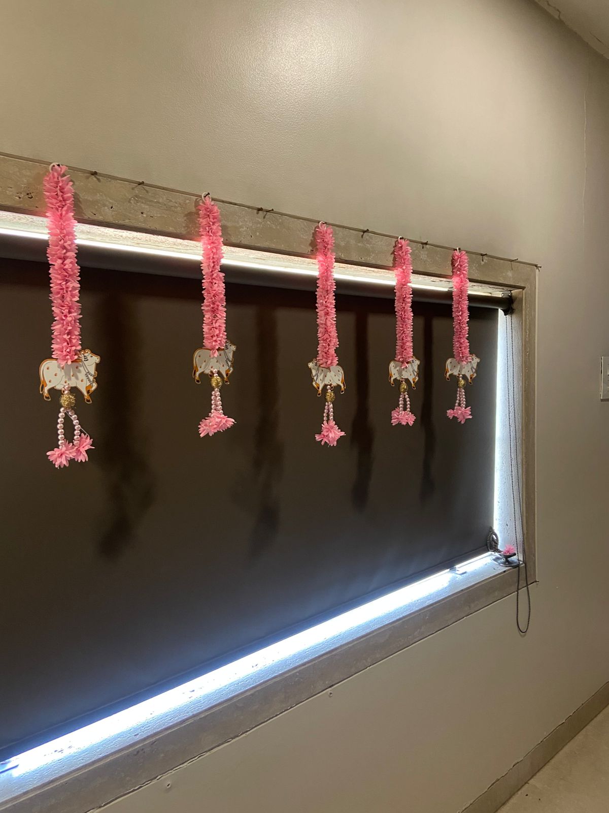 Decorative Pink Hanging Garlands