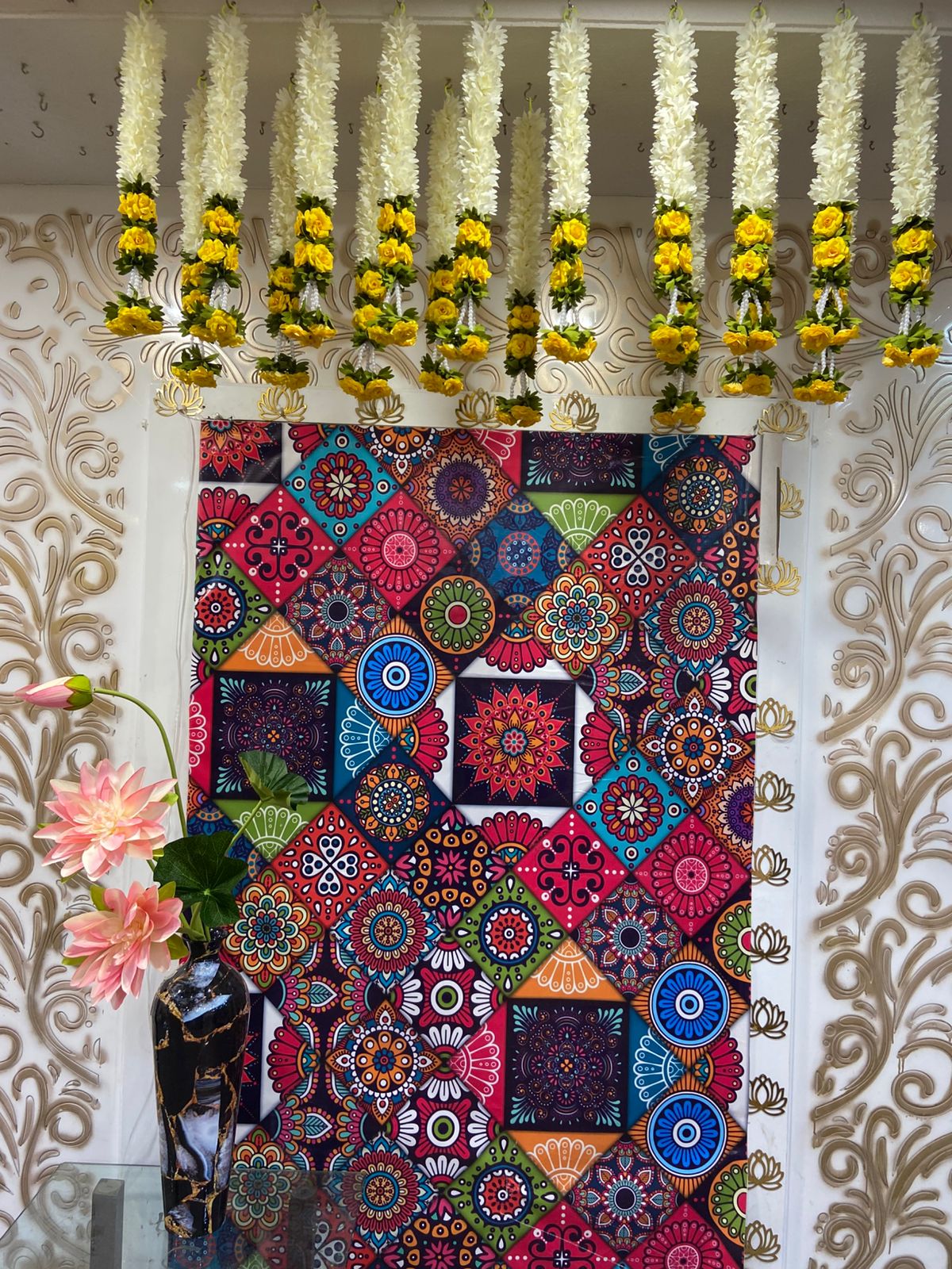 9 FLOWER HANGING (pack of 6)