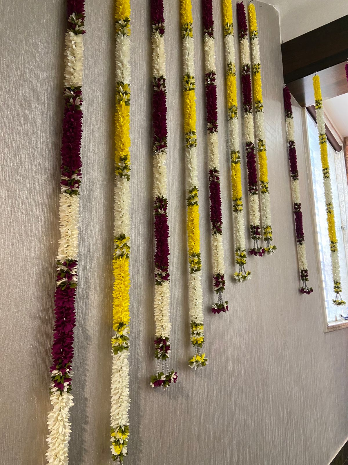 FABRIC GARLAND DOOR SET (PACK OF 10)