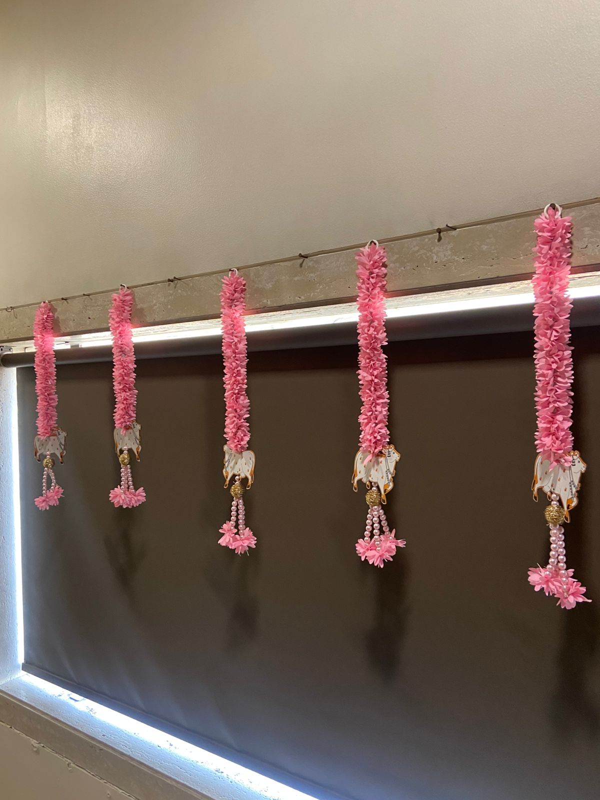 Decorative Pink Hanging Garlands