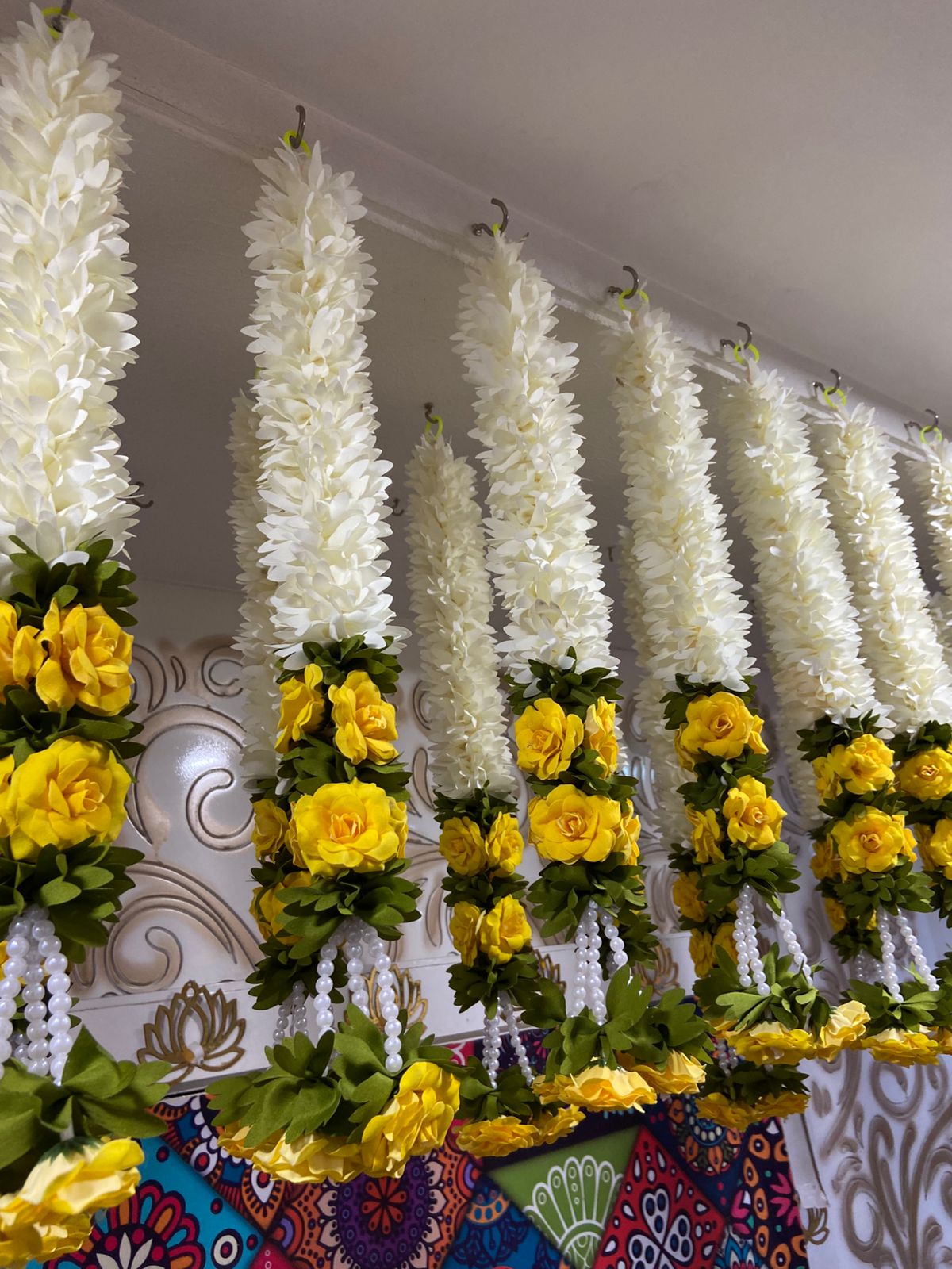 9 FLOWER HANGING (pack of 6)