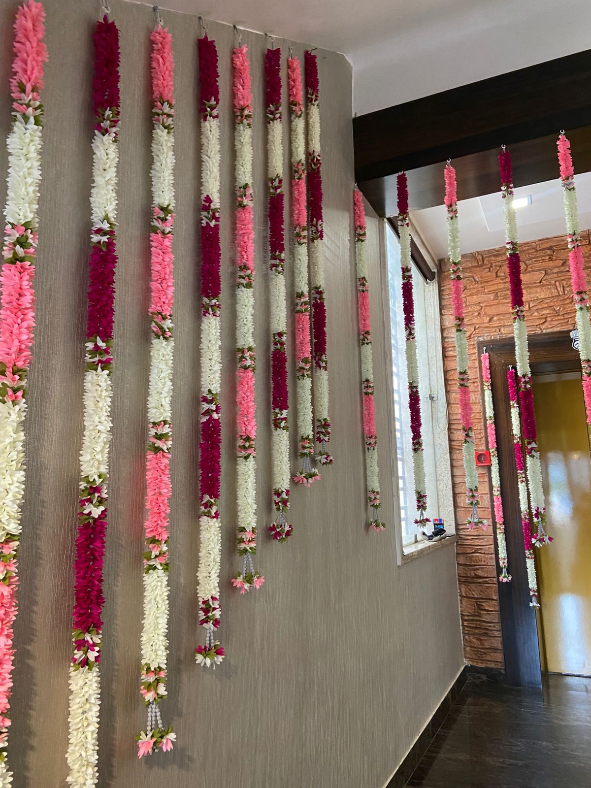 FABRIC GARLAND DOOR SET (PACK OF 10)