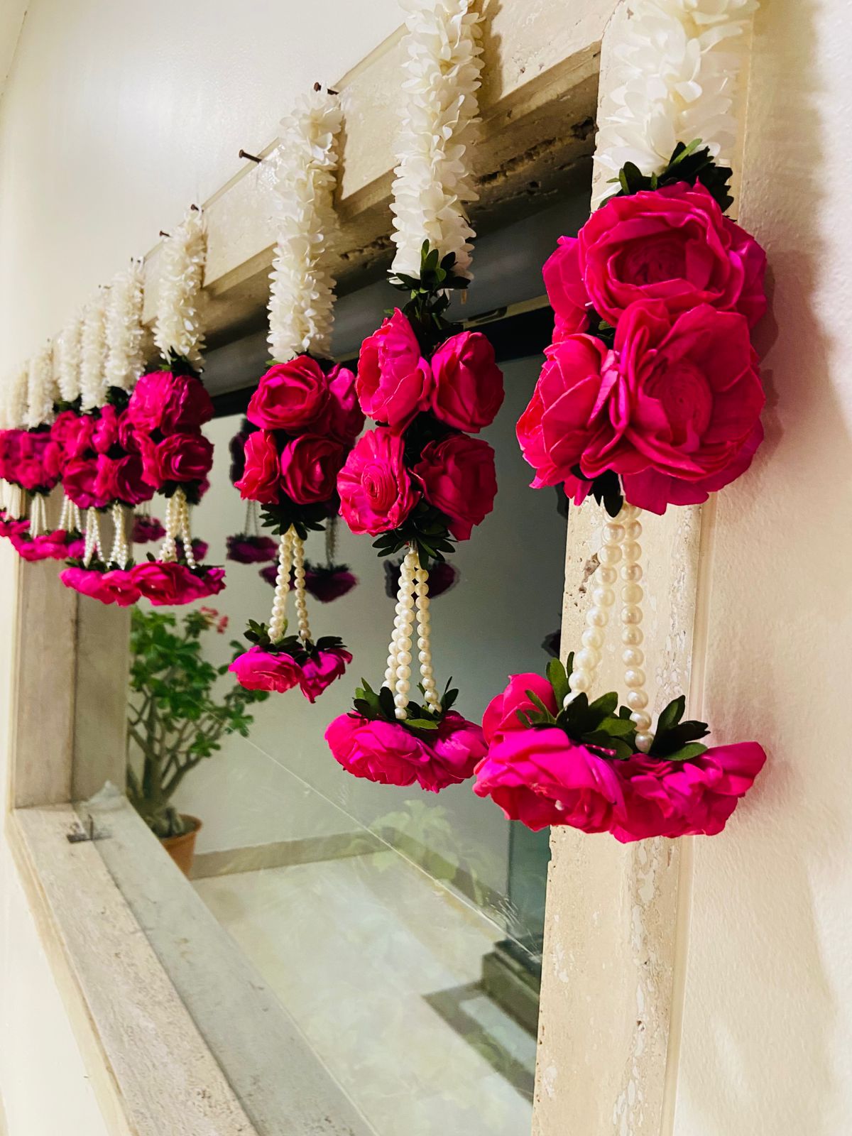 9 FLOWER HANGING (pack of 5)