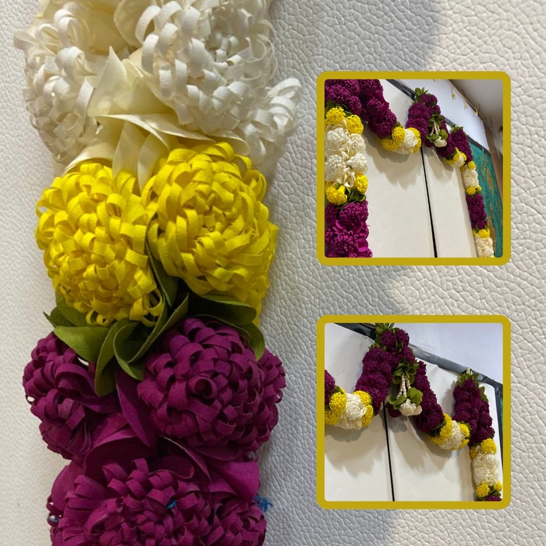 FABRIC GARLAND DOOR SET