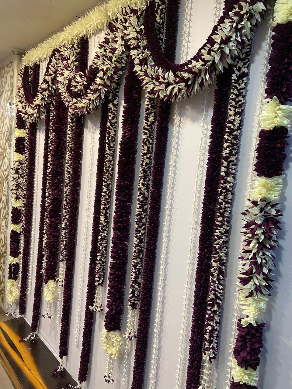 FABRIC GARLAND BACKDROPS SET