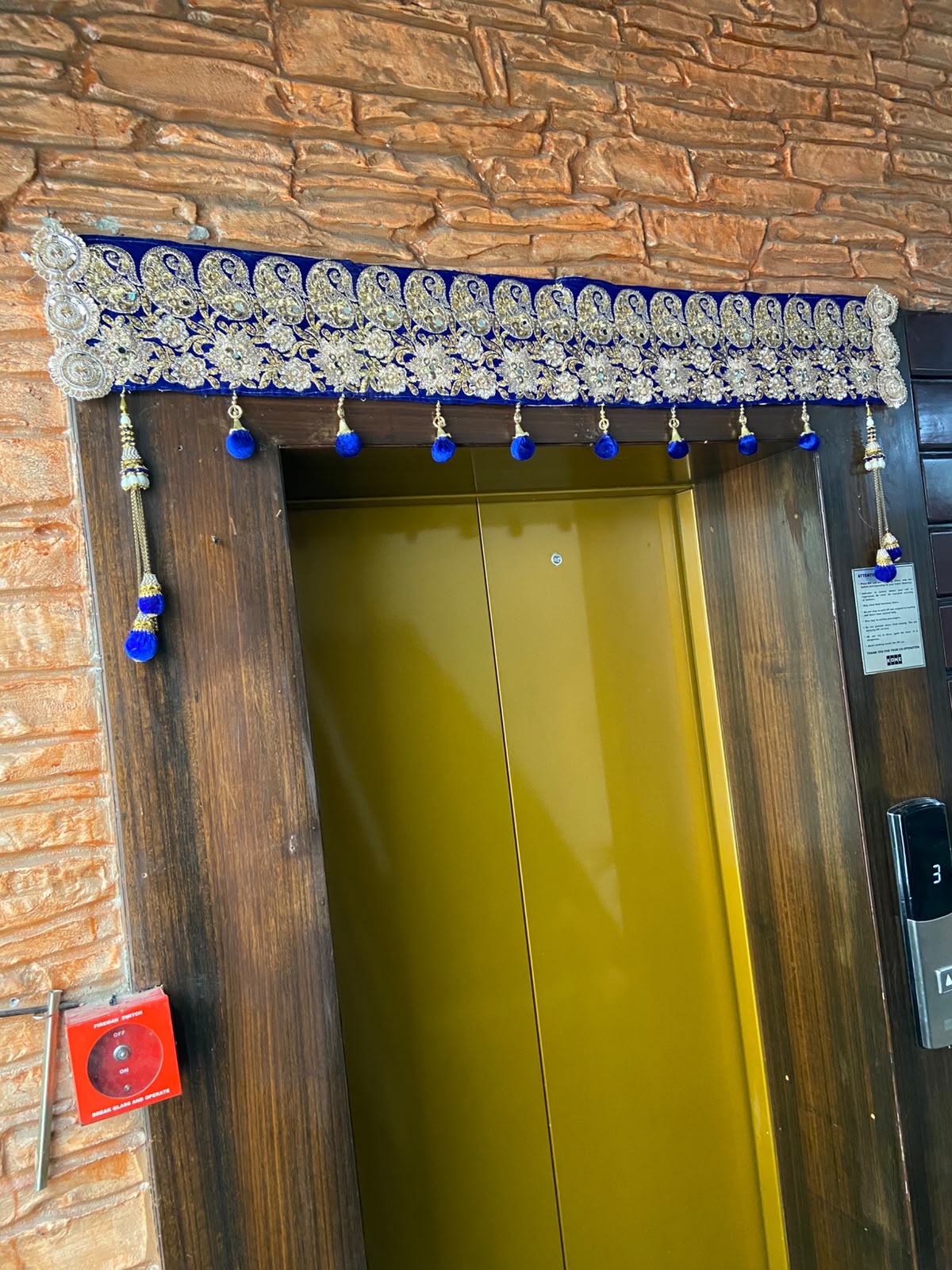 Embroidered Toran Door Hanging