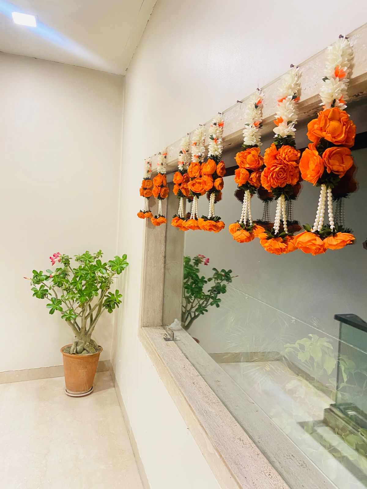 9 FLOWER hanging (pack of 5)
