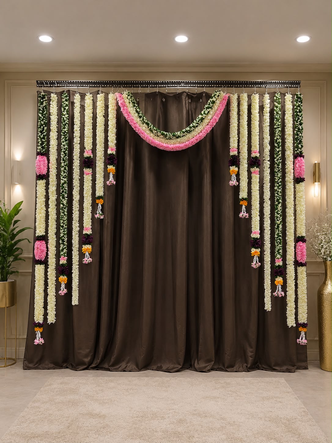 Floral Wedding Backdrop Decor