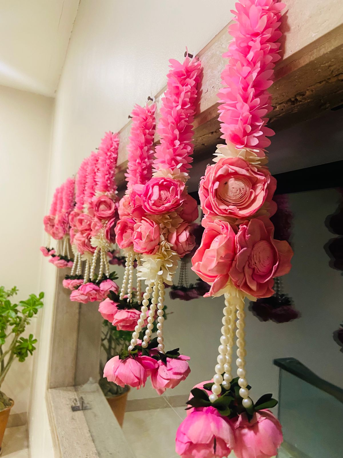 9 FLOWER HANGING (pack of 5)