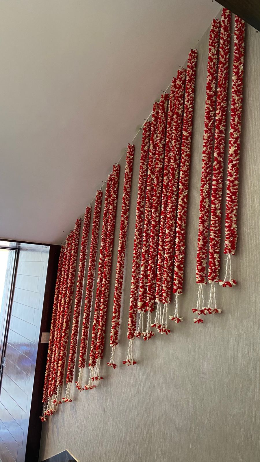 FABRIC GARLAND DOOR SET