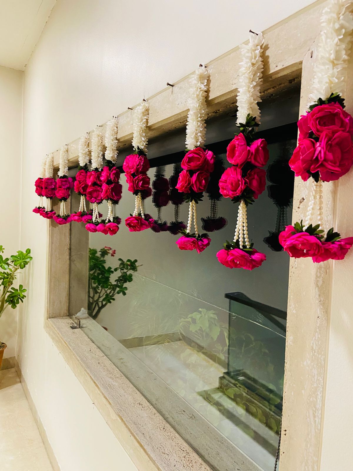 9 FLOWER HANGING (pack of 5)