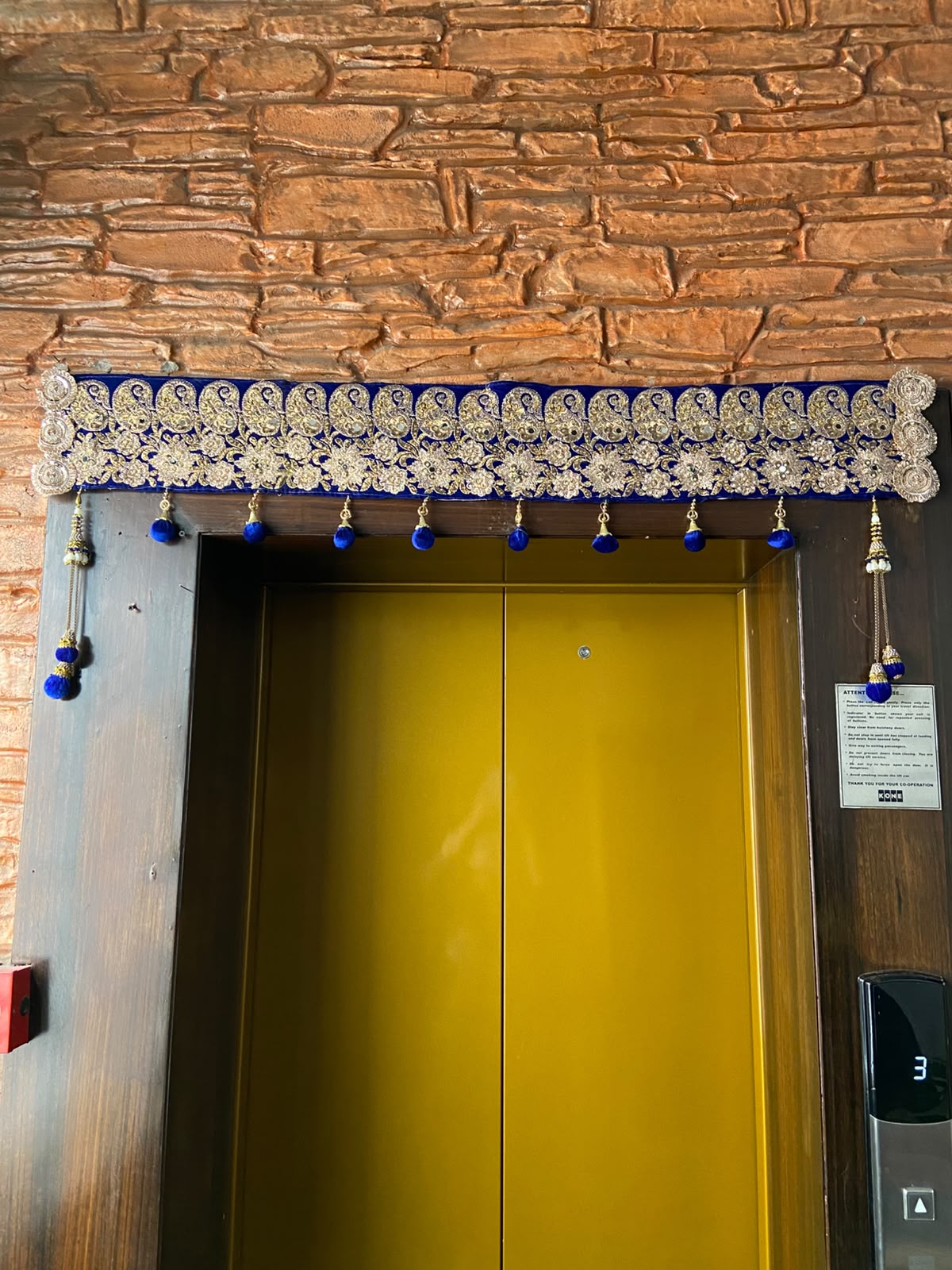Embroidered Toran Door Hanging