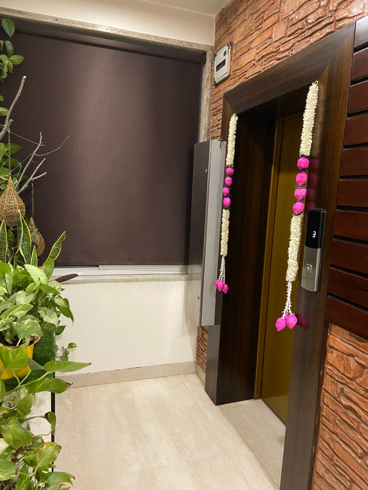 Decorative Flower Garland (pair)
