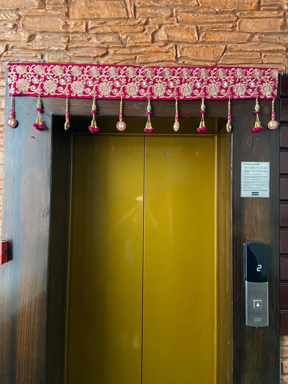 Embroidered Toran Door Hanging