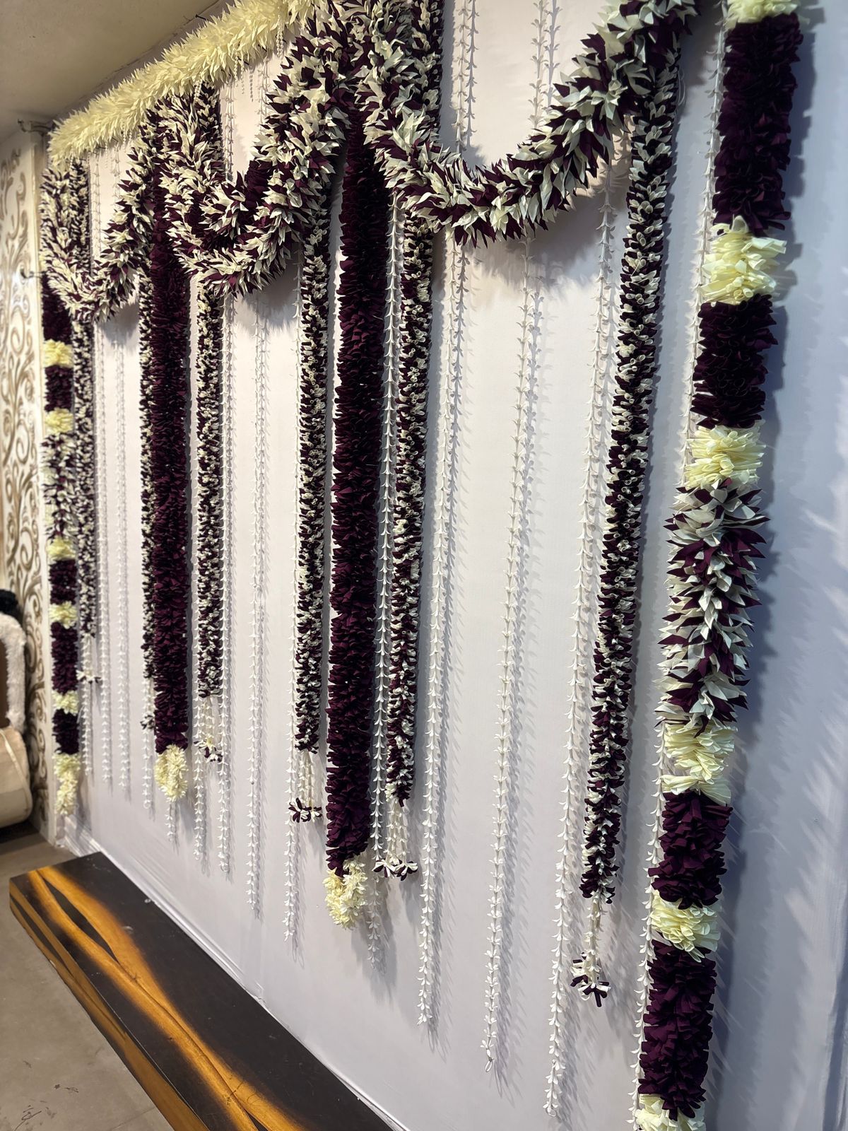 FABRIC GARLAND DOOR SET