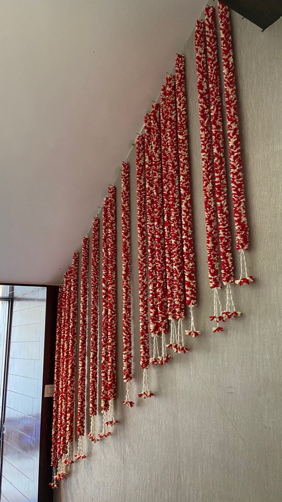 FABRIC GARLAND DOOR SET