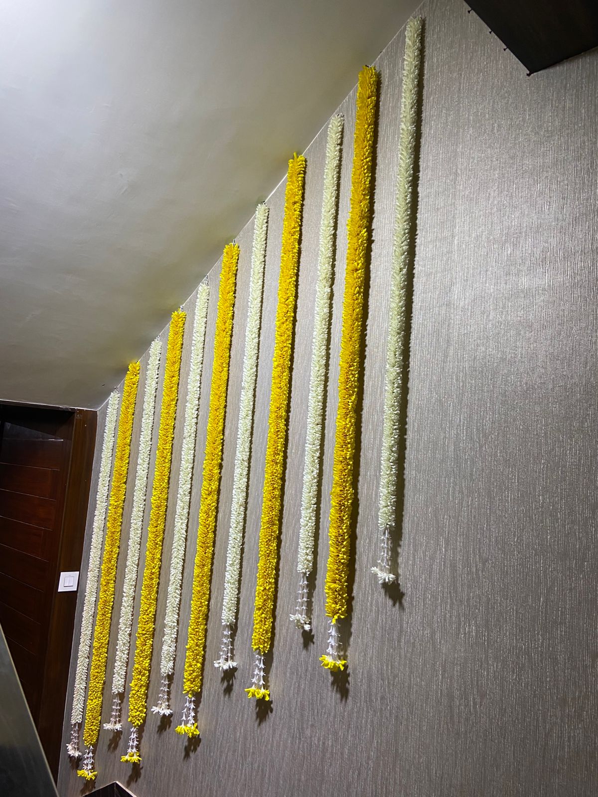FABRIC GARLAND HANGING (PACK OF 10)