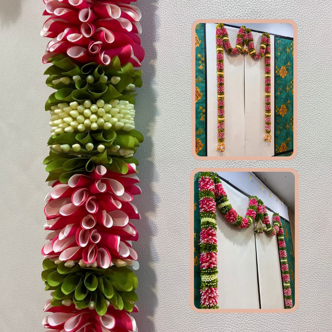 FABRIC GARLAND DOOR SET