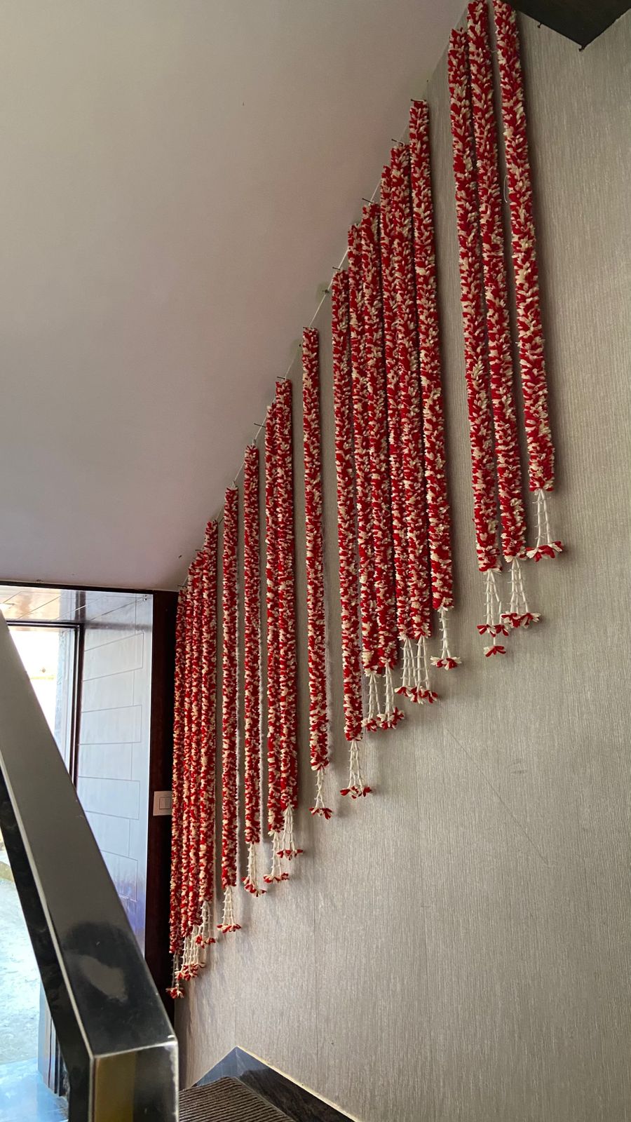 FABRIC GARLAND DOOR SET