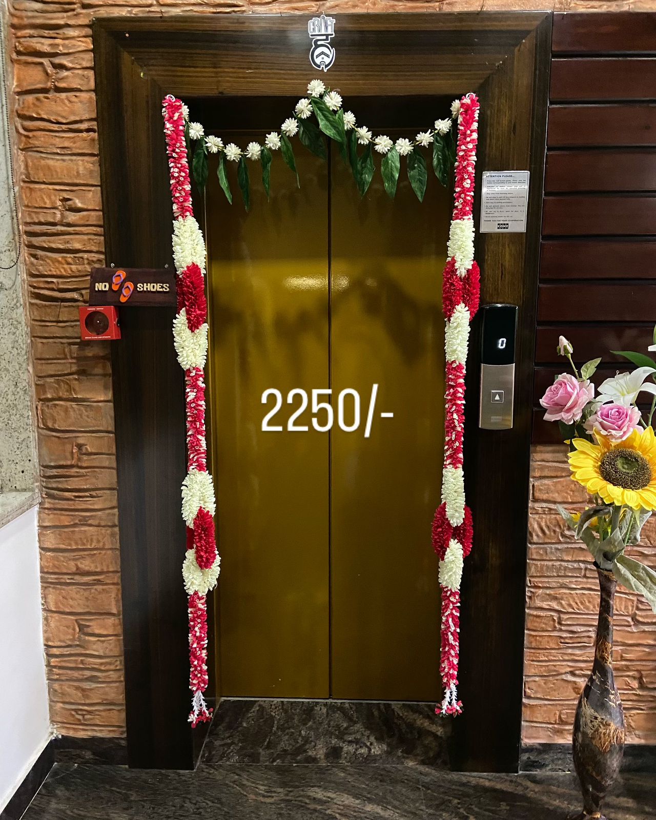 Decorative Flower Garland for Doors