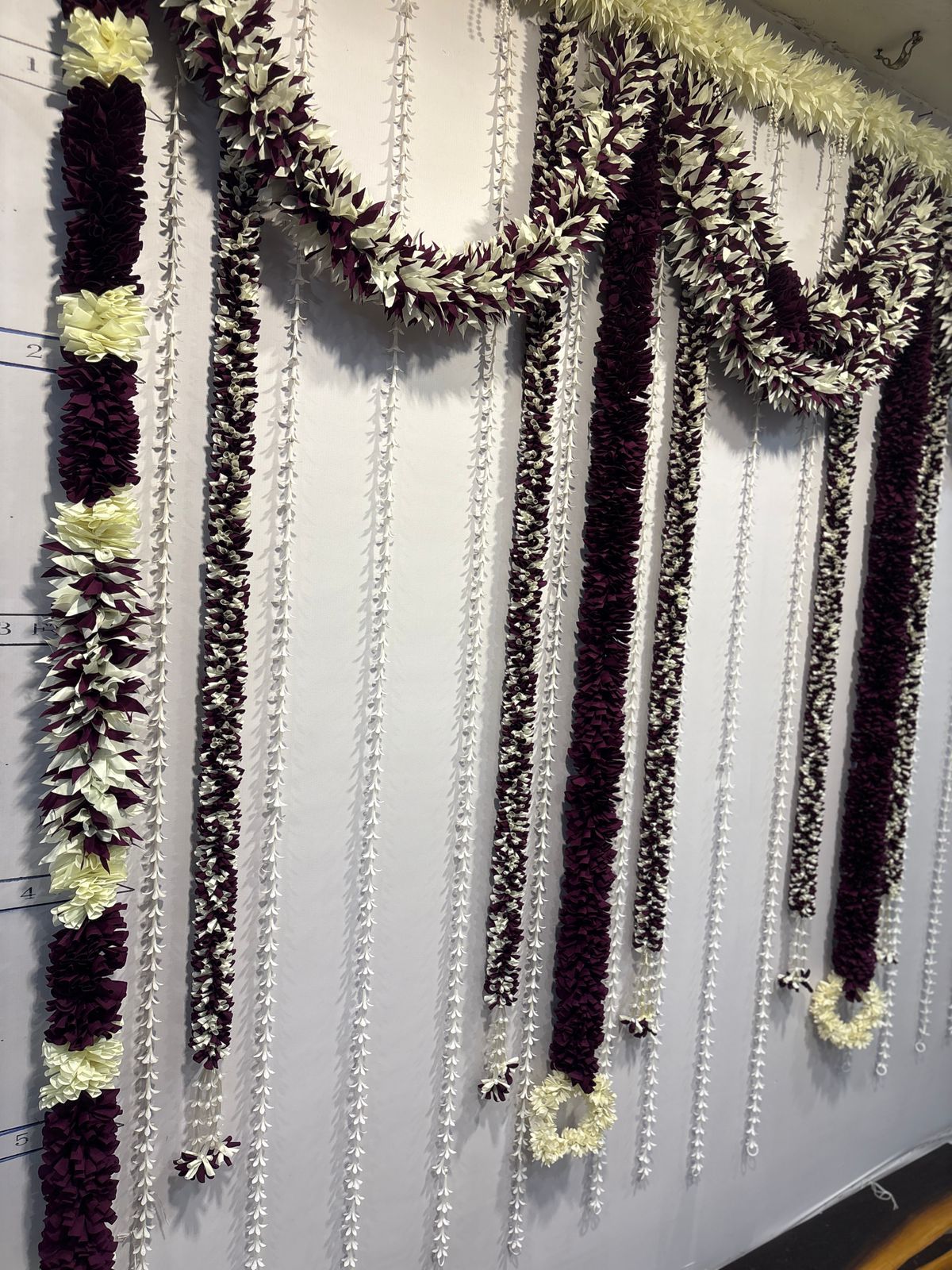 FABRIC GARLAND DOOR SET