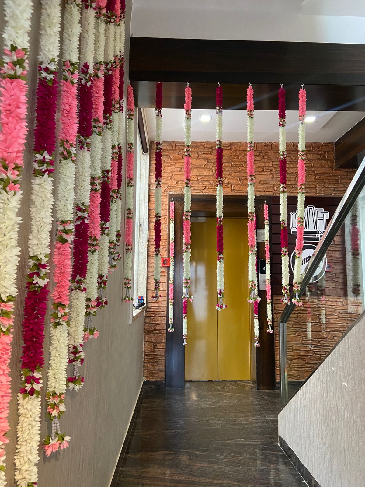 FABRIC GARLAND DOOR SET (PACK OF 10)