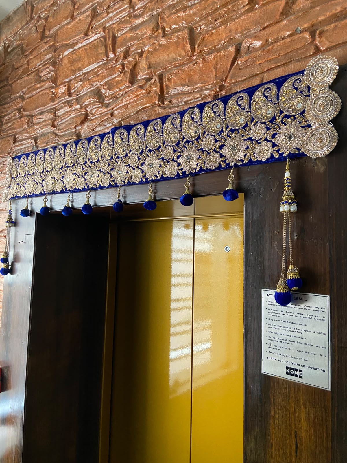 Embroidered Toran Door Hanging
