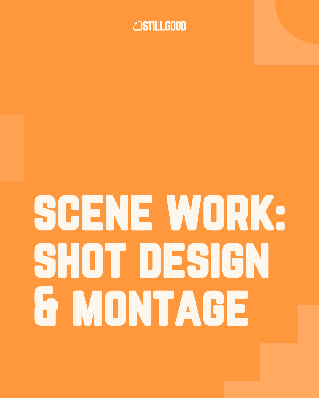 "Scene Work: Shot Design & Montage"