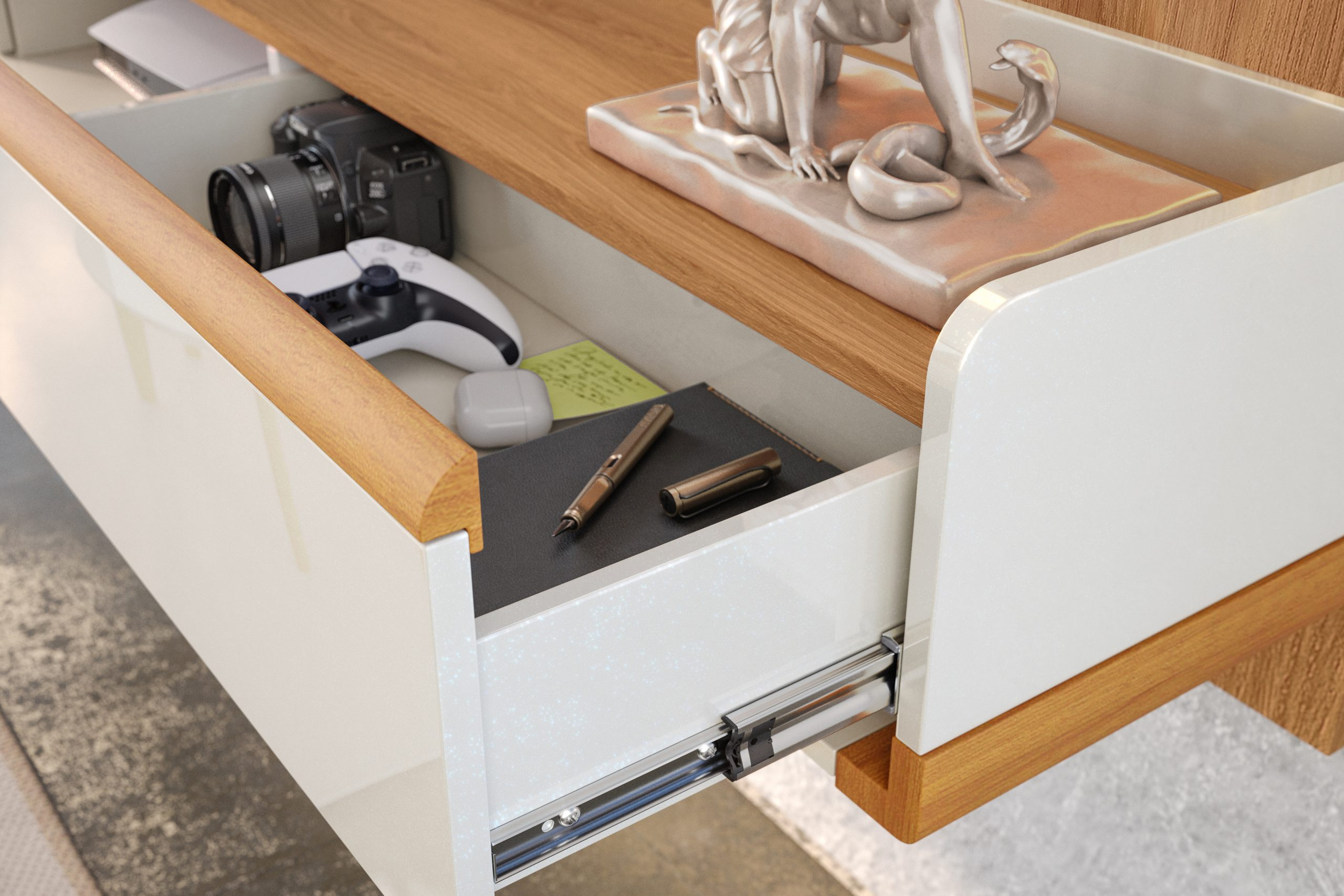 Painel Lukaliam com bancada Atlas