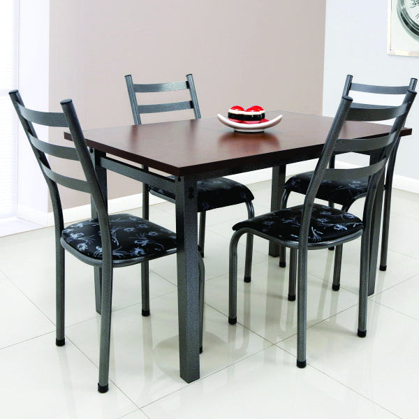 Conjunto Quality Mesa Lisboa com Cadeira Berlim