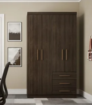 Guarda-roupa Batrol Advantage 4 portas e 3 gavetas