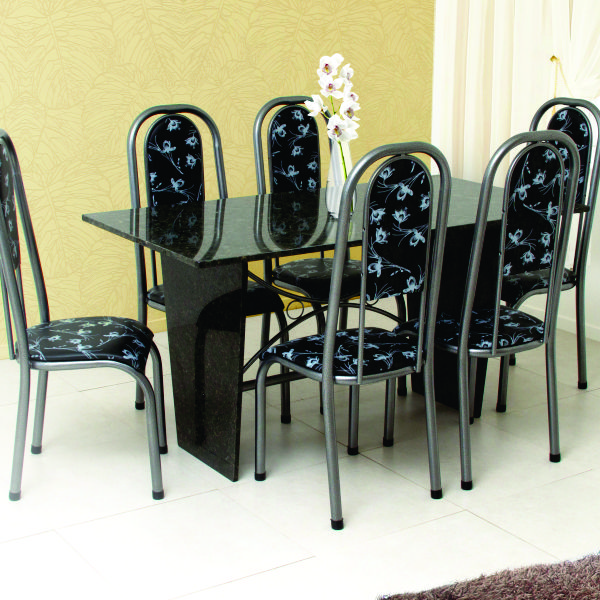 Conjunto Quality Mesa Zurick com Cadeira com Encosto