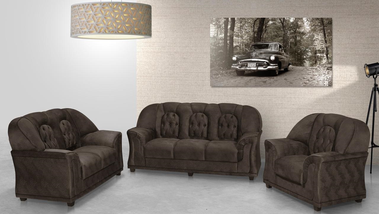 Estofado Leppos Mônaco 1, 2 e 3 Lugares