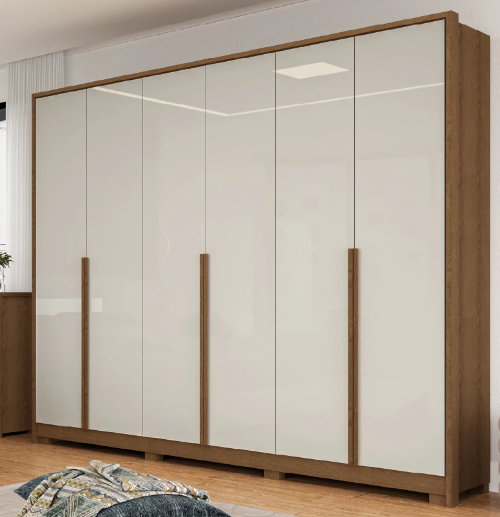 Guarda-roupa Rimo Guarapari 6 portas e 7 gavetas