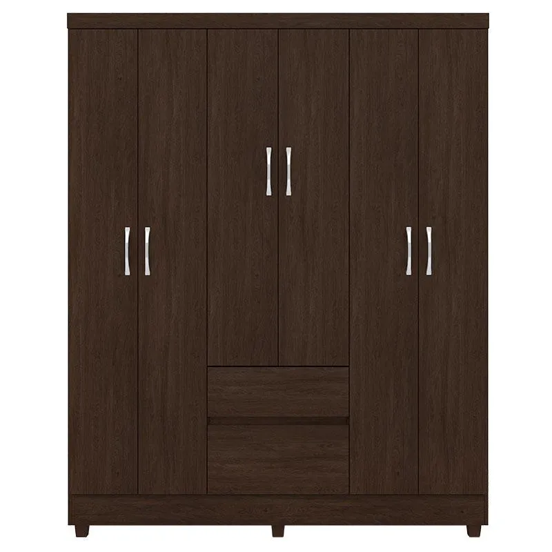 Guarda-roupa Demobile Flash 6 portas e 2 gavetas