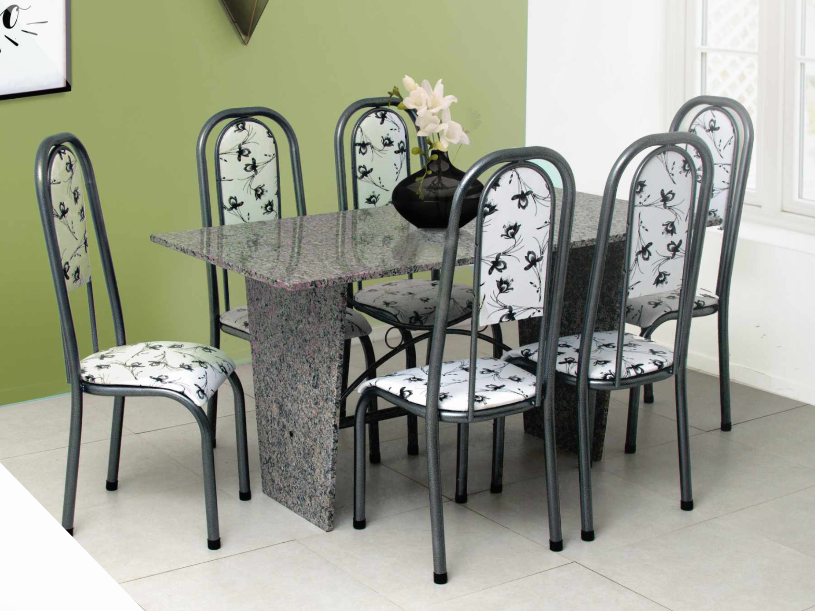 Conjunto Quality Mesa Zurick com Cadeira com Encosto