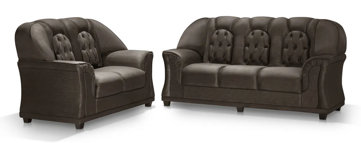 Conjunto de Sofá Leppos Monaco 2 e 3 lugares