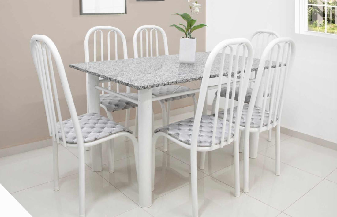 Conjunto Quality Mesa Barcelona com Cadeira Alta