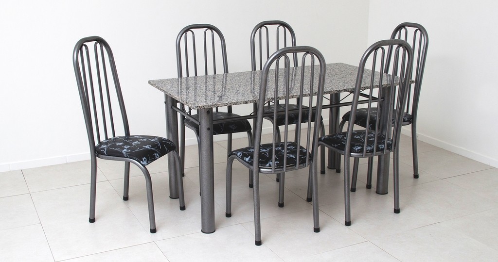 Conjunto Quality Mesa Barcelona com Cadeira Alta