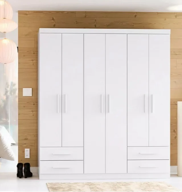 Guarda-roupa Batrol advantage de 6 portas e 4 gavetas