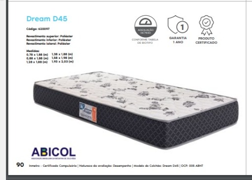 Colchão Gazin Dream D45 