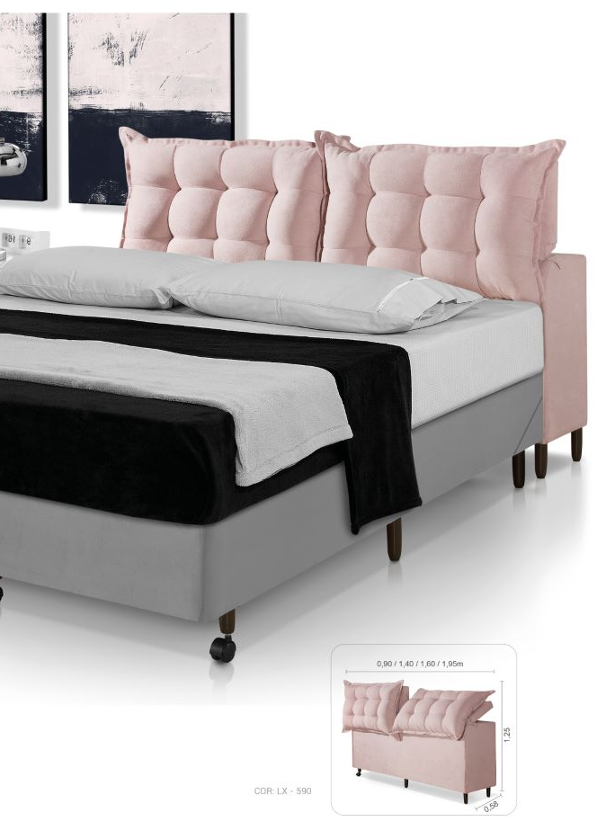 Cabeceira Leppos Verona Reclinável 