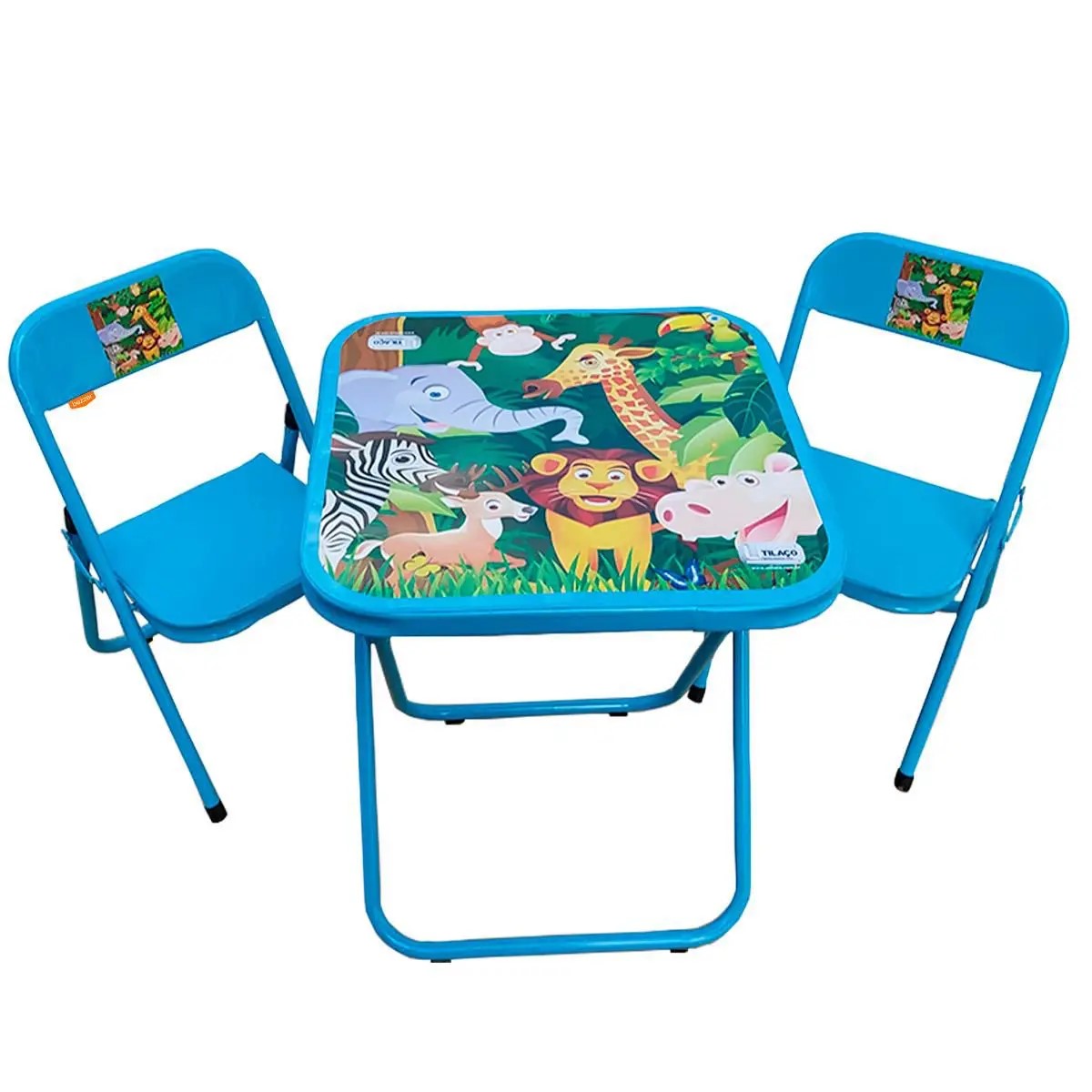 Conjunto infantil de Mesa e Cadeira Utiaço