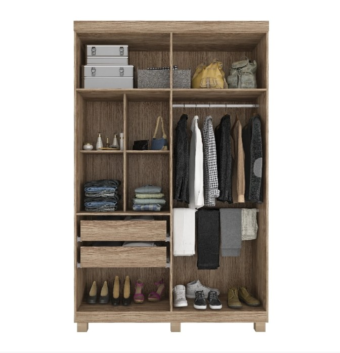Guarda-roupa Rimo Paranoa 4 portas e 2 gavetas