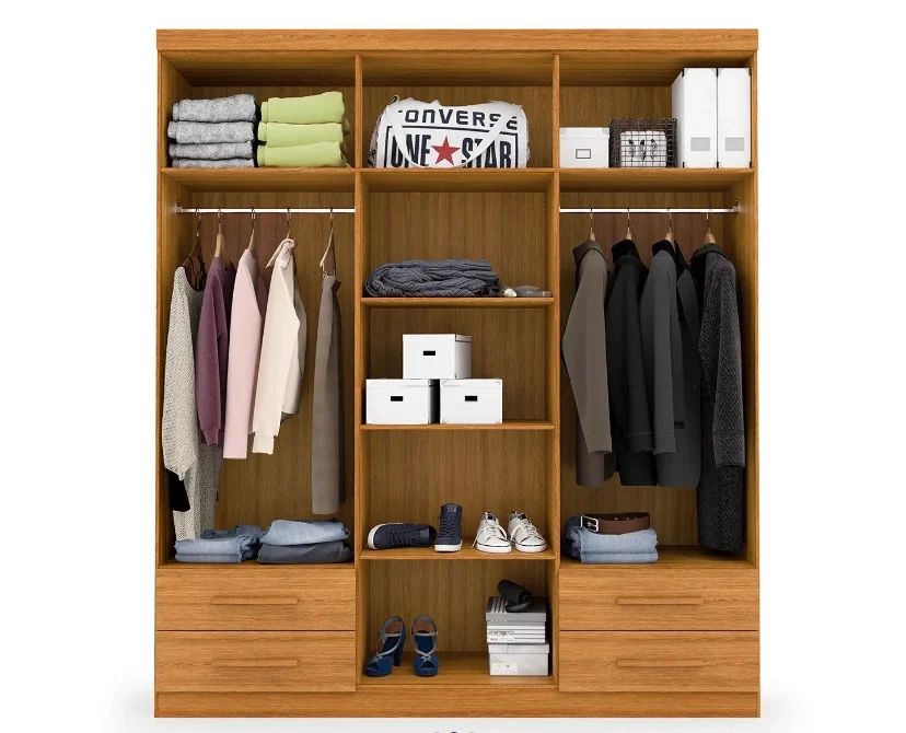 Guarda-roupa Batrol advantage de 6 portas e 4 gavetas