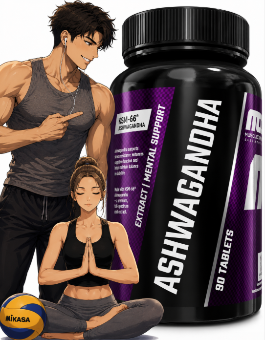 ASHWAGANDHA better sleep relaxation Muscle Care Ashwagandha - 90 tabs